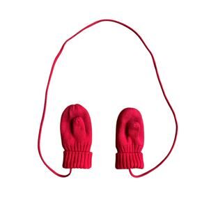 Hanna Andersson red mittens XS